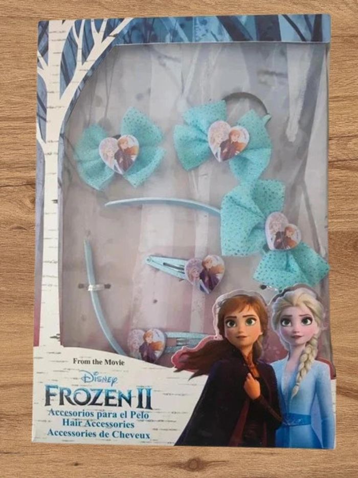 Accessoires cheveux Reine des neiges Frozen 2 Sert tête, élastiques, barrettes NEUF