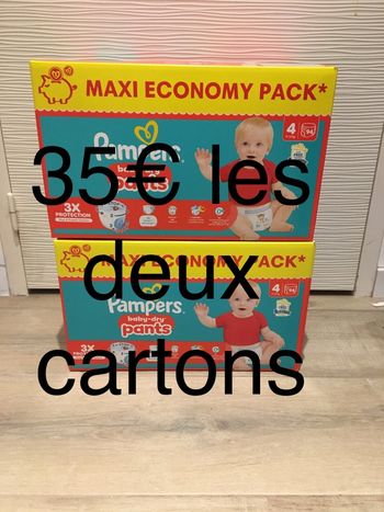 188 couches Pampers baby dry pants taille 4