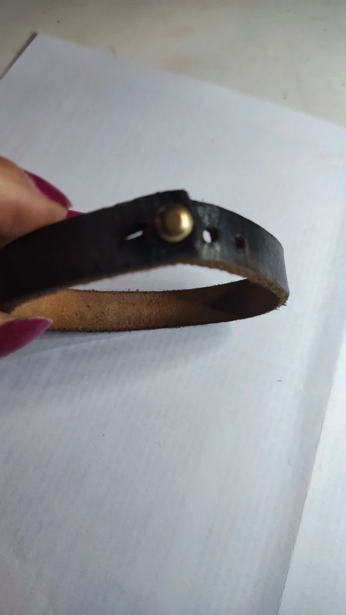 Bracelet homme cuir Thierry - photo numéro 4
