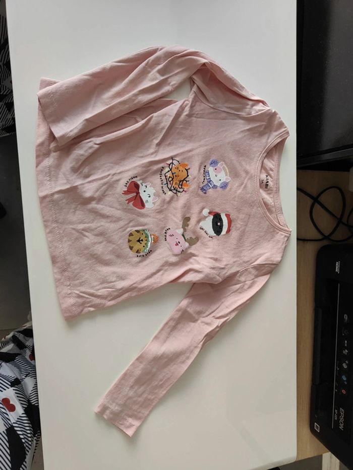 Pull noël chat Kiabi 3 ans