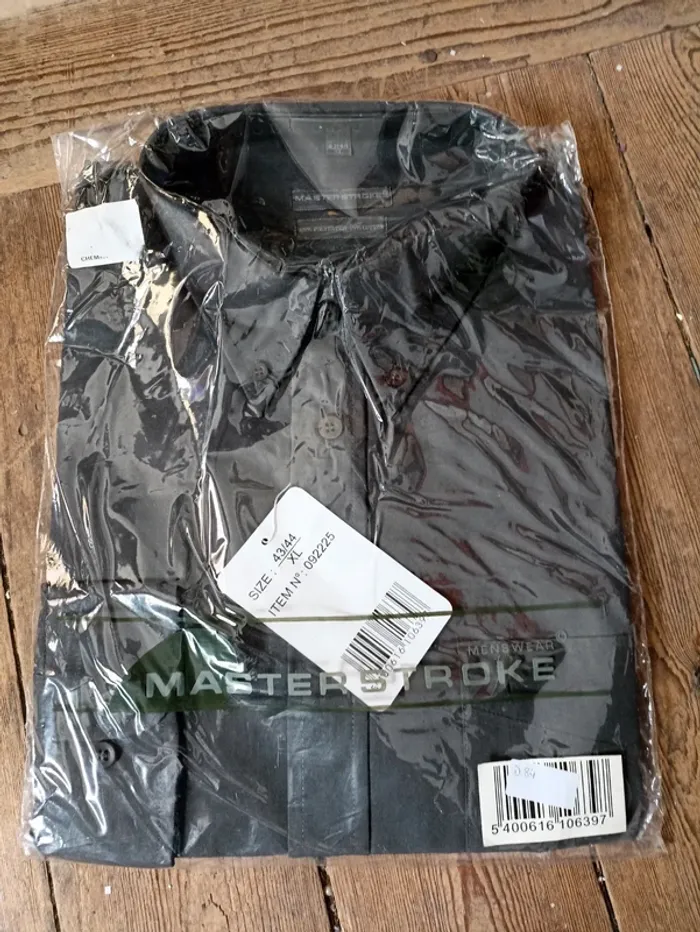Chemise noire xl homme neuf - photo numéro 2