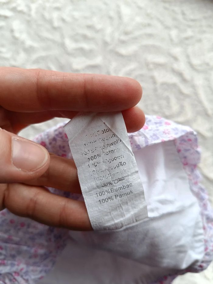 Robe boule sans manche Fille 1 mois Fleurs 100% coton - photo numéro 8