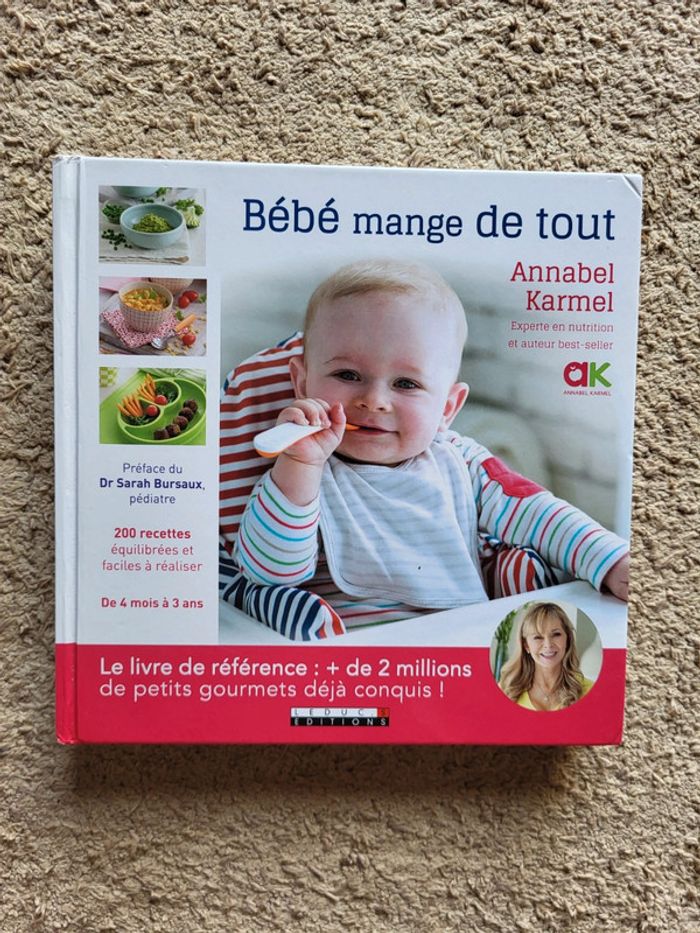 Bébé mange de tout d'Annabel Karmel – Le guide incontournable de la diversification alimentaire