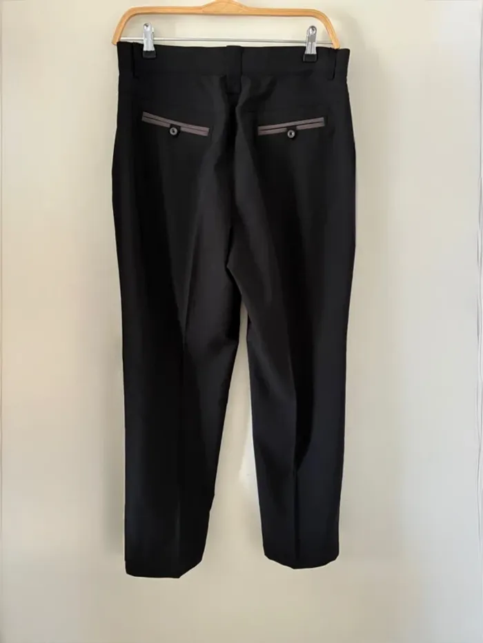 Pantalon noir habillé femme FREC taille 44 en très bon état - photo numéro 8