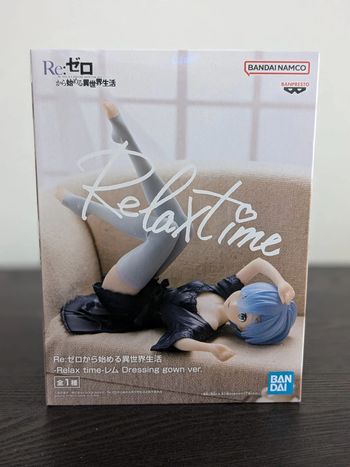 Figurine Re:zero - Rem Relax Time Dressing Gown - Banpresto