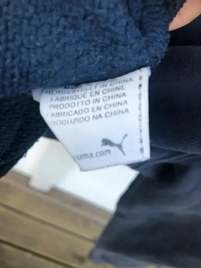 Fully Embroided vintage Puma Hoodie sweater size L - photo numéro 7