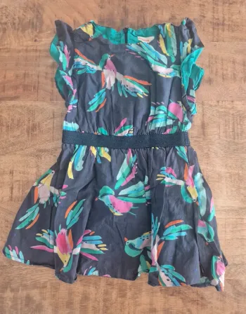 Robe motif oiseau catimini