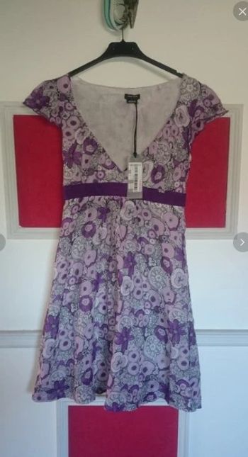 Robe neuve d'été Miss sixty t 38 avec de la soie