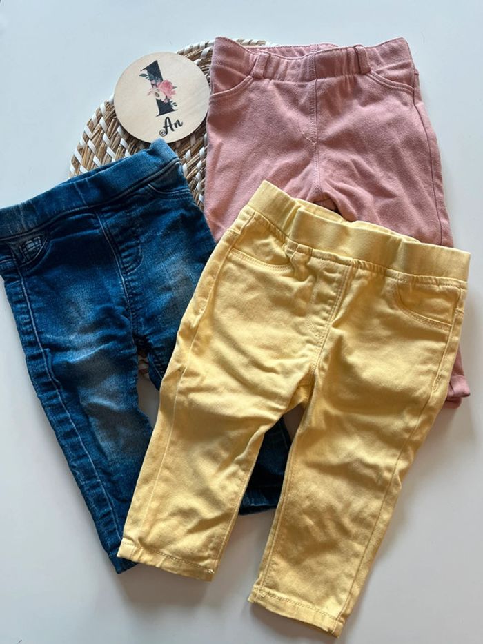 Lot de 3 pantalons - Taille 12 mois