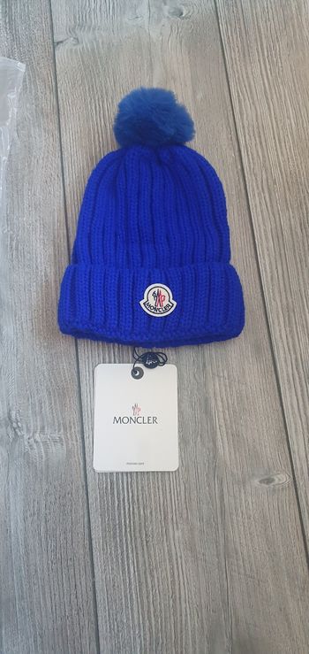 Bonnet moncler bleu