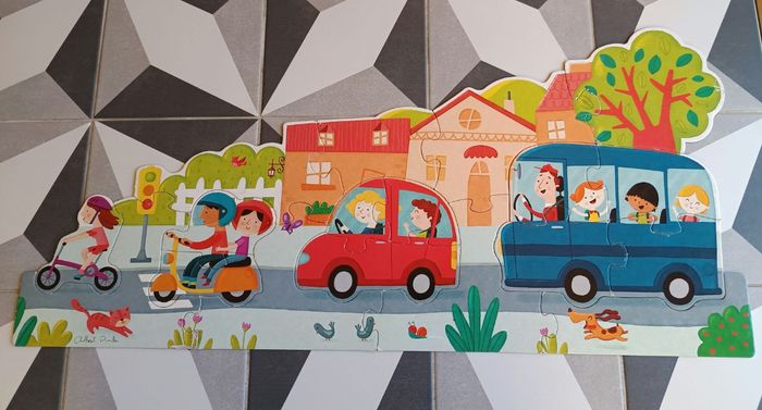 Lot de 2 puzzles 18 pièces Xxl Goula - photo numéro 3