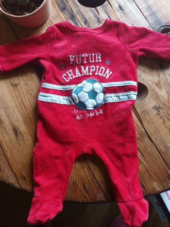 Pyjama futur champion foot