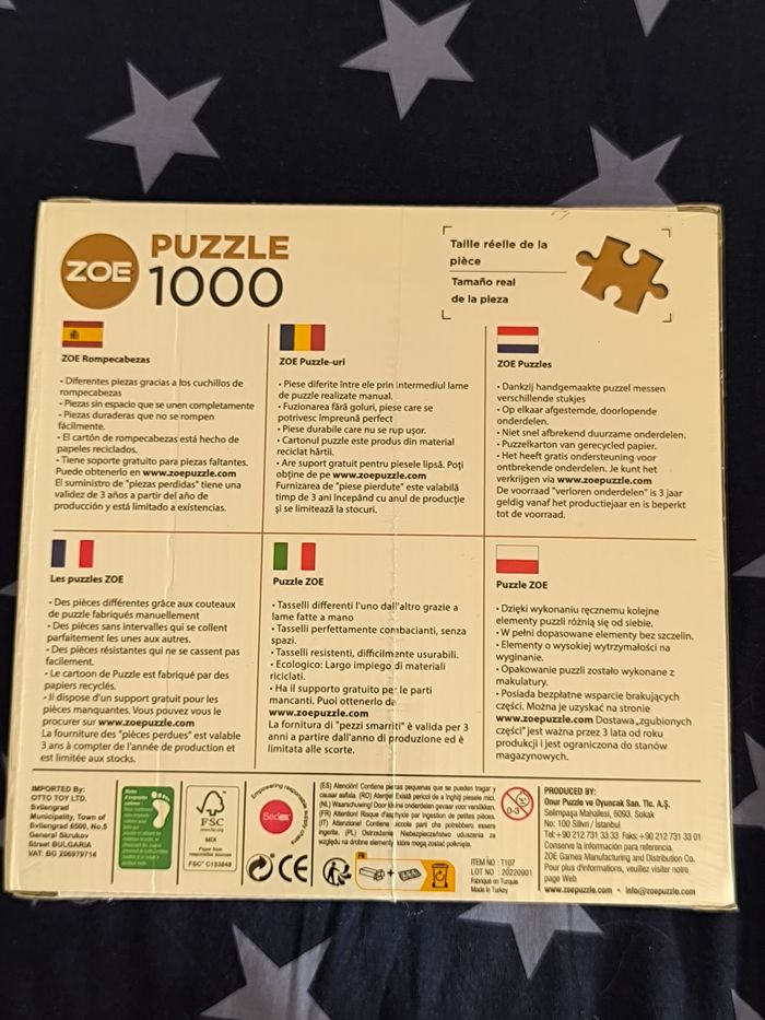 Puzzle neuf 1000p - photo numéro 2