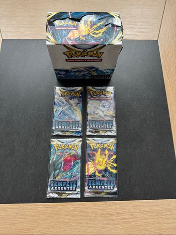 Pokémon Lot Artset Booster Tempête Argentée Épée et Bouclier Neuf Français