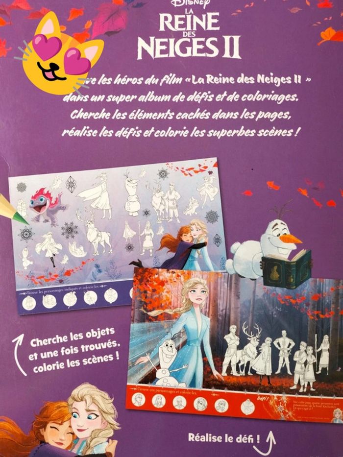 Cahier de coloriage Reine des neiges II - photo numéro 3