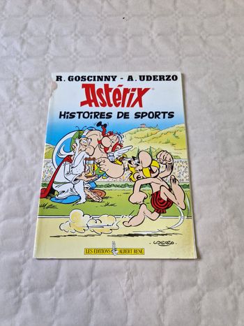 Livre  , Asterix histoires de sports  , Total , vintage