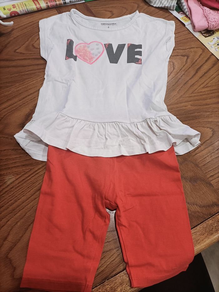 Ensemble fille 4 ans
