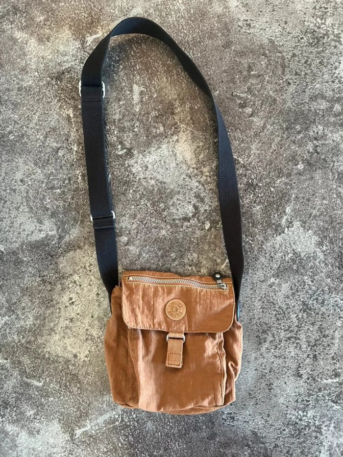 Sac bandoulière marron Kipling homme femme Bolso bandolera Borsa a tracolla Umhängetasche