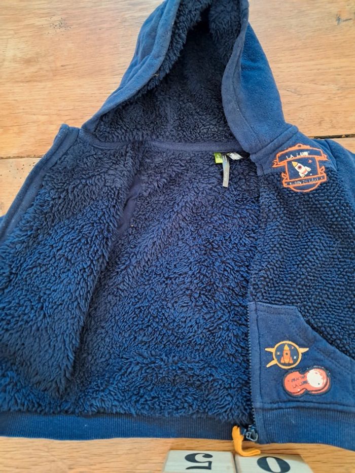 Veste fourrée 9 mois - photo numéro 2