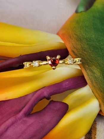 Bague avec zirconium en acier inoxydable