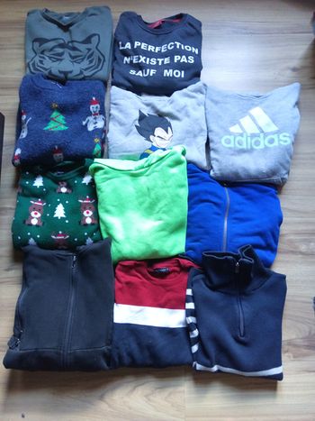Lot sweat/pull 12 ans