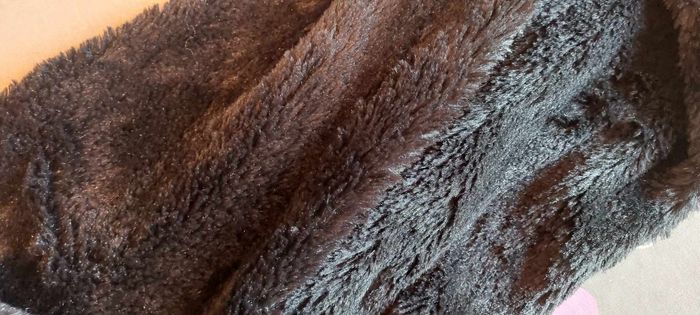 Jolie écharpe tour de cou femme fourrure noire très bon état - photo numéro 6