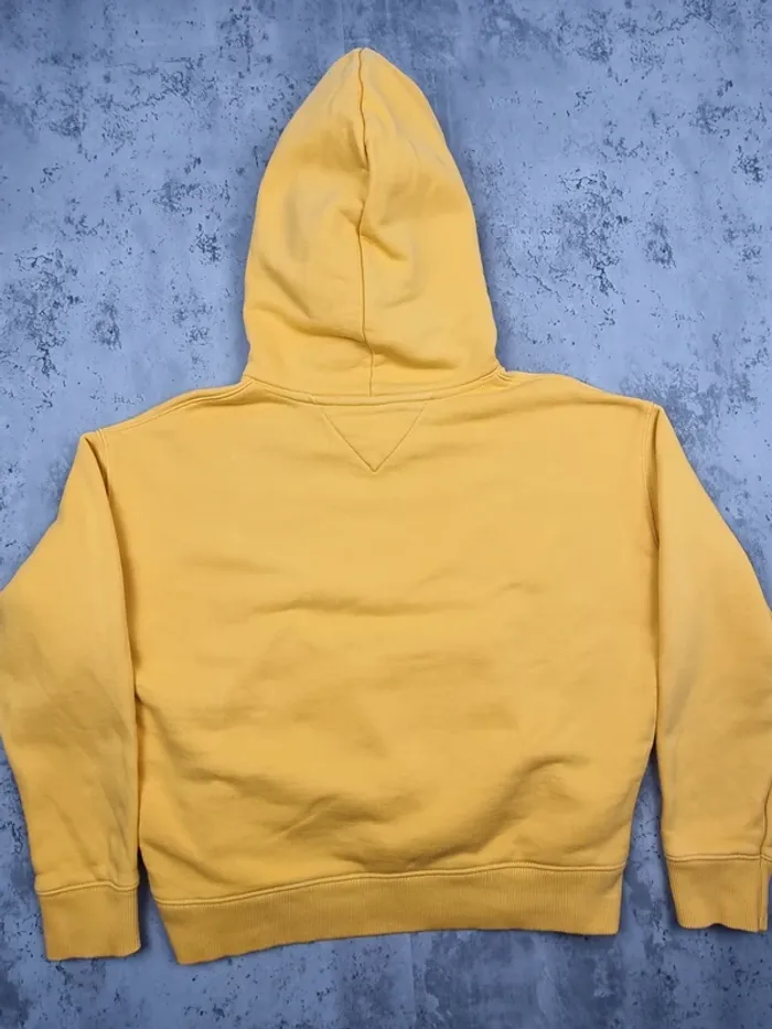 Sweat à Capuche Tommy Jeans Jaune – Taille S Femme - photo numéro 4