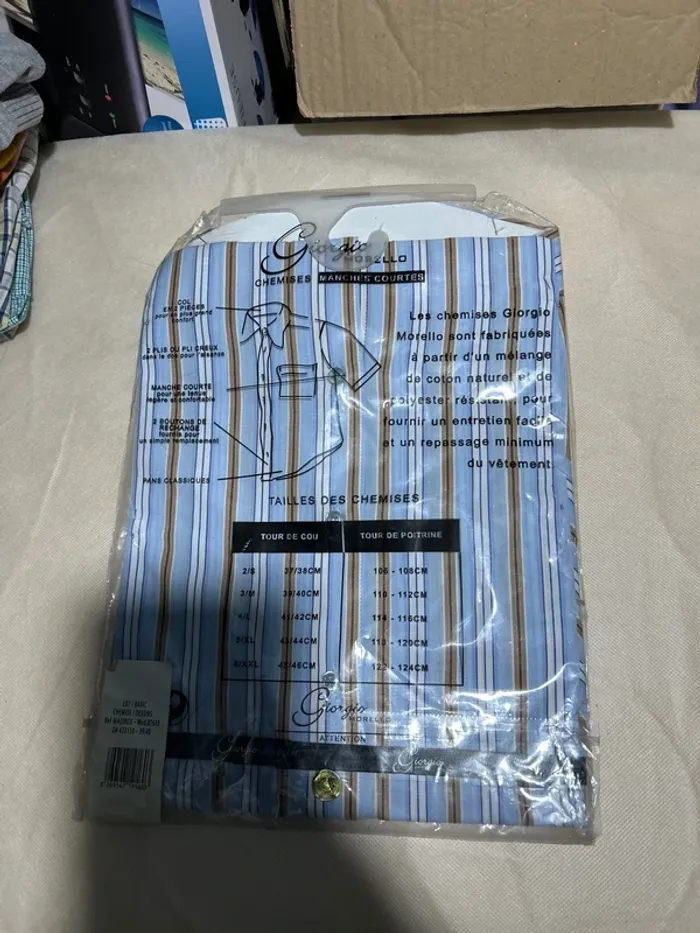 Chemise neuve giorgio morello taille M 39/40 - photo numéro 2