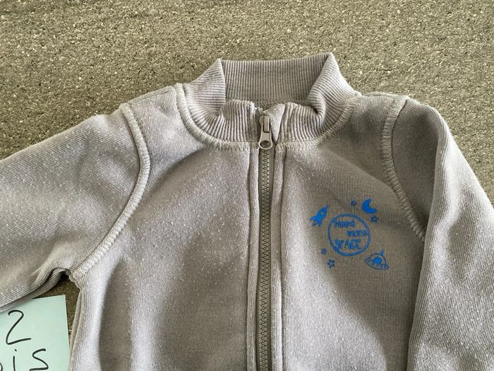 Ensemble jogging gris 12 mois - photo numéro 2