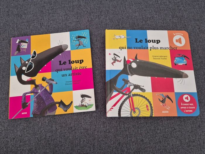 2 livres le loup qui...