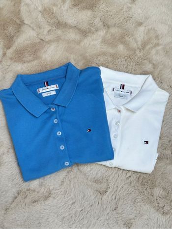 Lot de 2 polo Tommy Hilfiger femme taille S et L