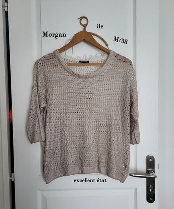 Top maille ajouré Morgan Taille M impeccable