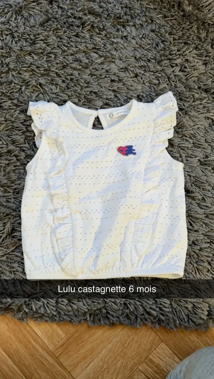 TEE shirt lulu castagnette 6 mois