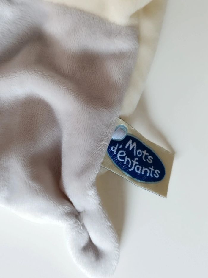 Doudou Éléphant Mots d'enfants - photo numéro 3