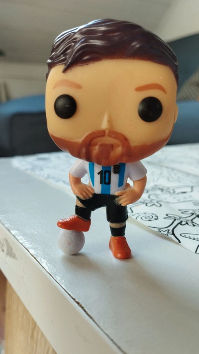Figurine cartoon football neuve Lionel Messi argentine