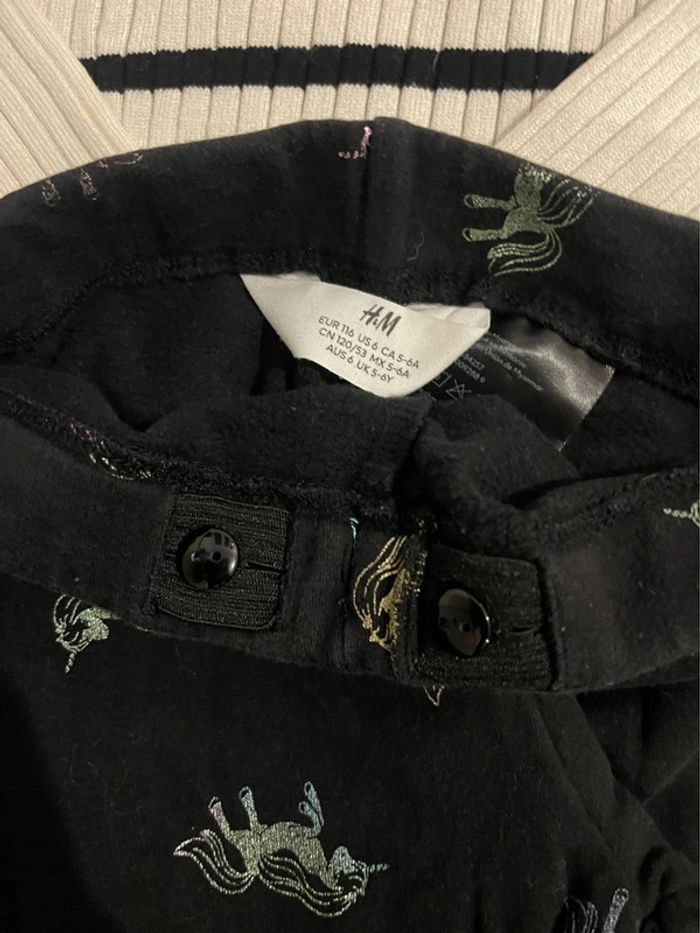 Pull marinière + legging chaud licorne H&M - photo numéro 5