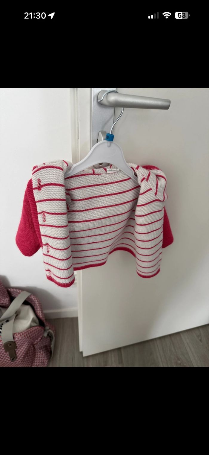 Veste polaire bebe fille 3-6 mois - photo numéro 2