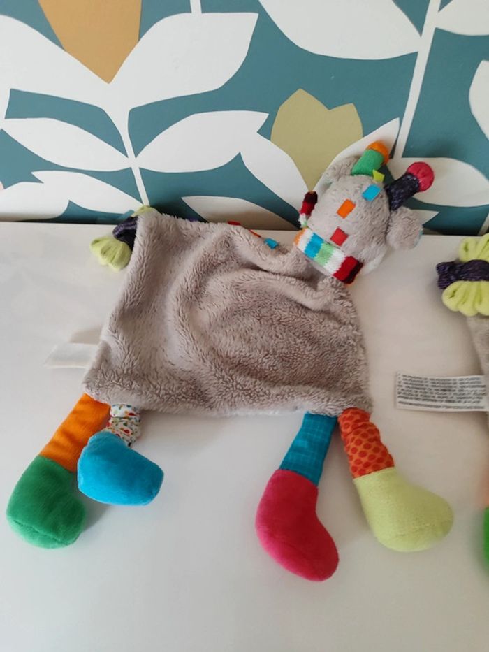 Doudou plat girafe simba toys nicotoy - photo numéro 4