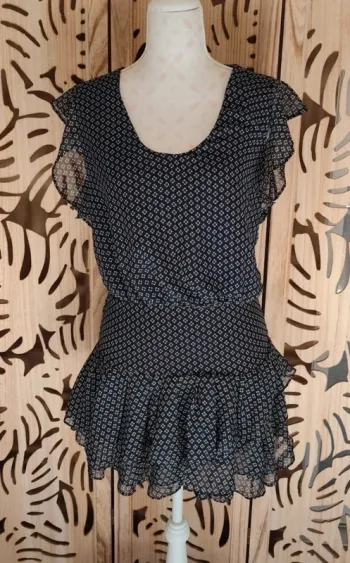 Robe mini imprimée T S MNG Collection