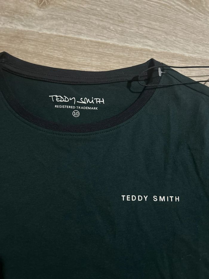 T-shirt Teddy Smith vert foncé 10ans - photo numéro 2