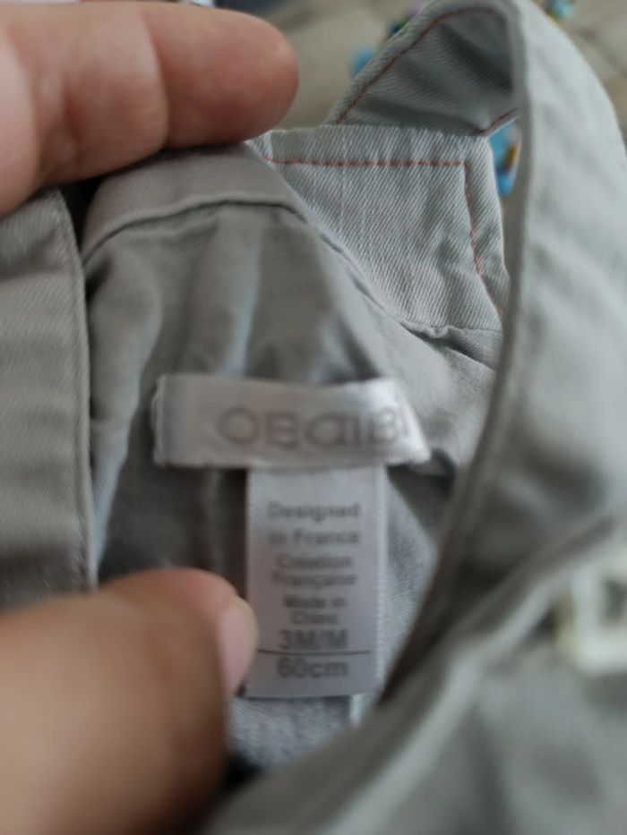 1 Salopette short obaibi 3 mois - photo numéro 3