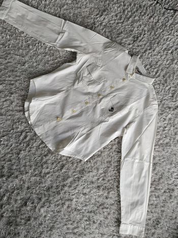 Chemisier blanc manches longues 14 ans Donald Family collection Floriane