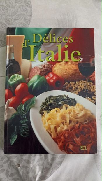 livre de cuisine  Délices d'italie