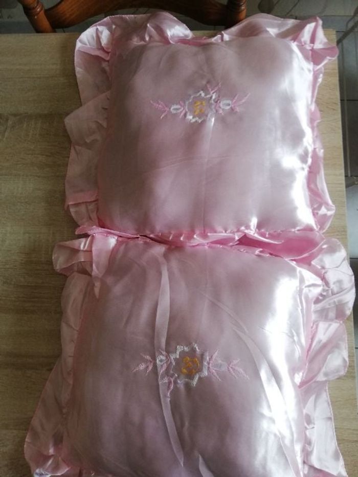 Coussin rose