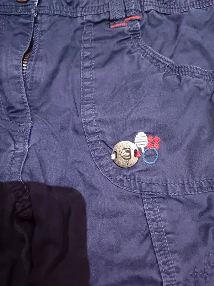 Pantalon bleu Sergent major taille 7 ans - photo numéro 2