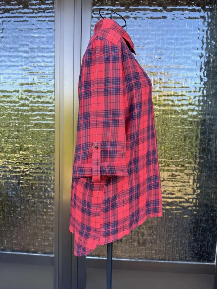 Chemise rouge à carreaux Cache Cache - photo numéro 12