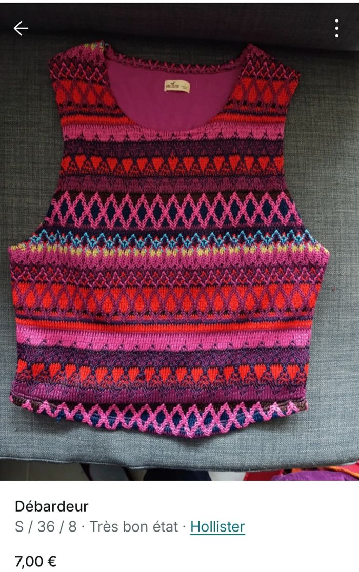 Débardeur et mini jupe Hollister