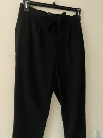 Pantalon style paperbag avec ceinture à nouer Camaïeu - Taille 38
