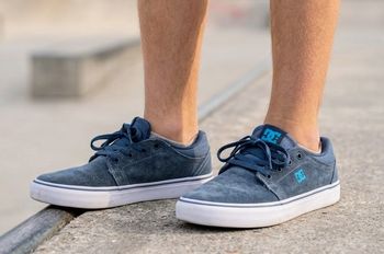 Baskets DC Shoes Gris/Bleu - Taille 38

