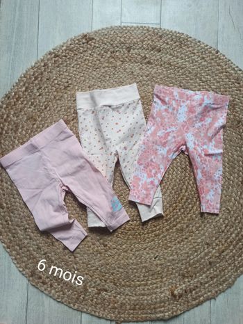 Lot leggings 6 mois